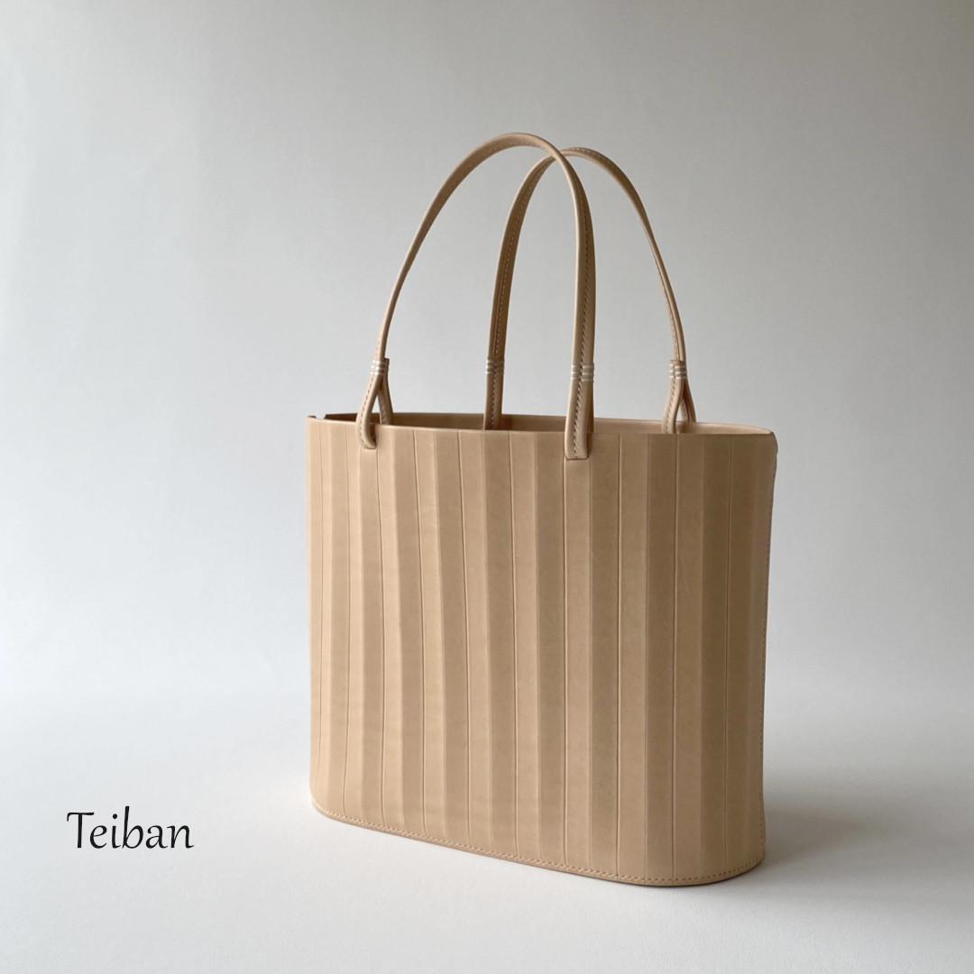 ジグザグとフラットの両面楽しめるトートバッグ／Teiban／Bタイプ1枚目の画像